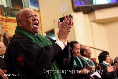 Rev. Walt Baby Love at at FAME Church - "Getting My Praise On"